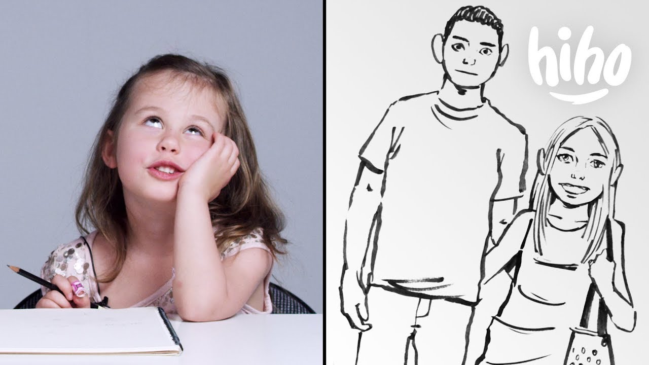 Clara Describes Her Parents to Koji the Illustrator | Kids Describe | HiHo Kids