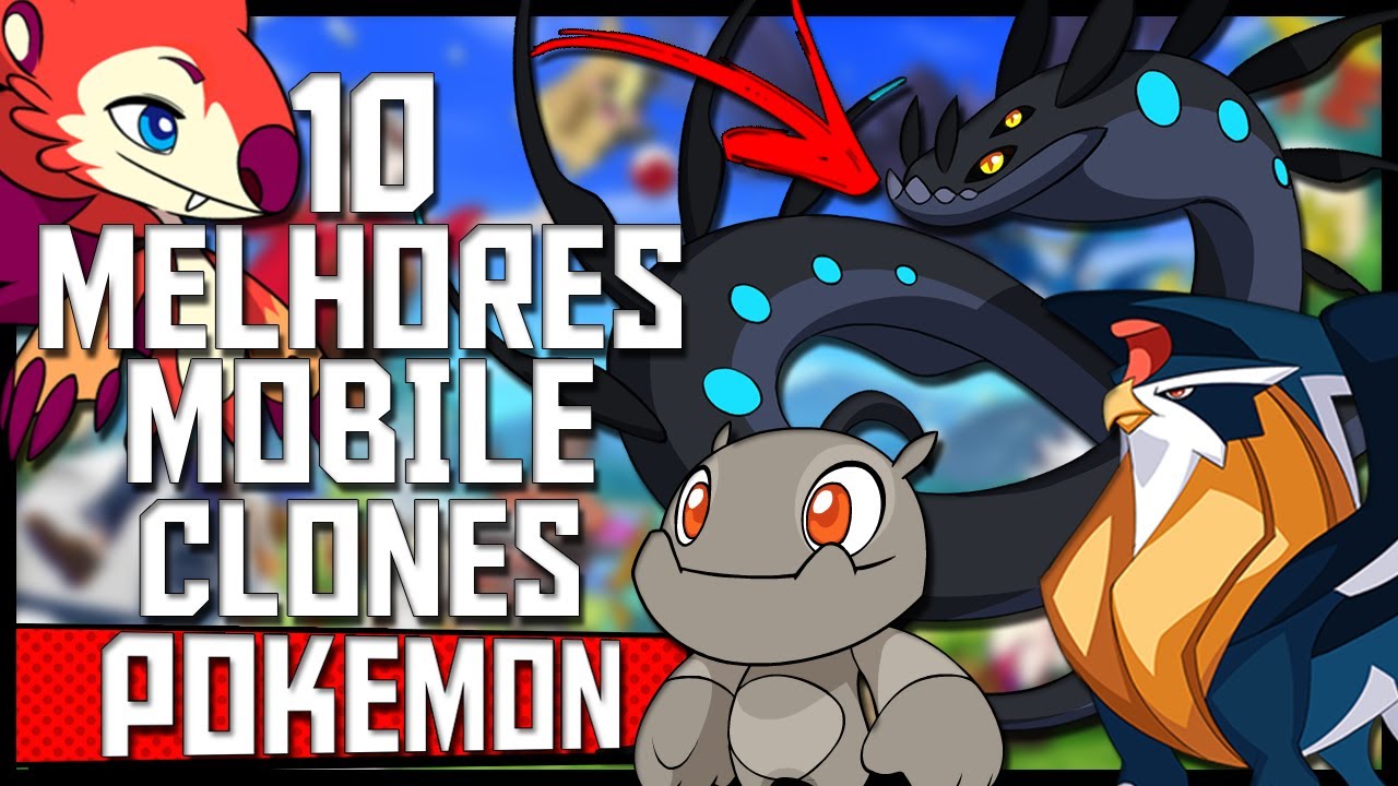 10 MELHORES JOGOS CLONES DE POKEMON MOBILE PARA ANDROID