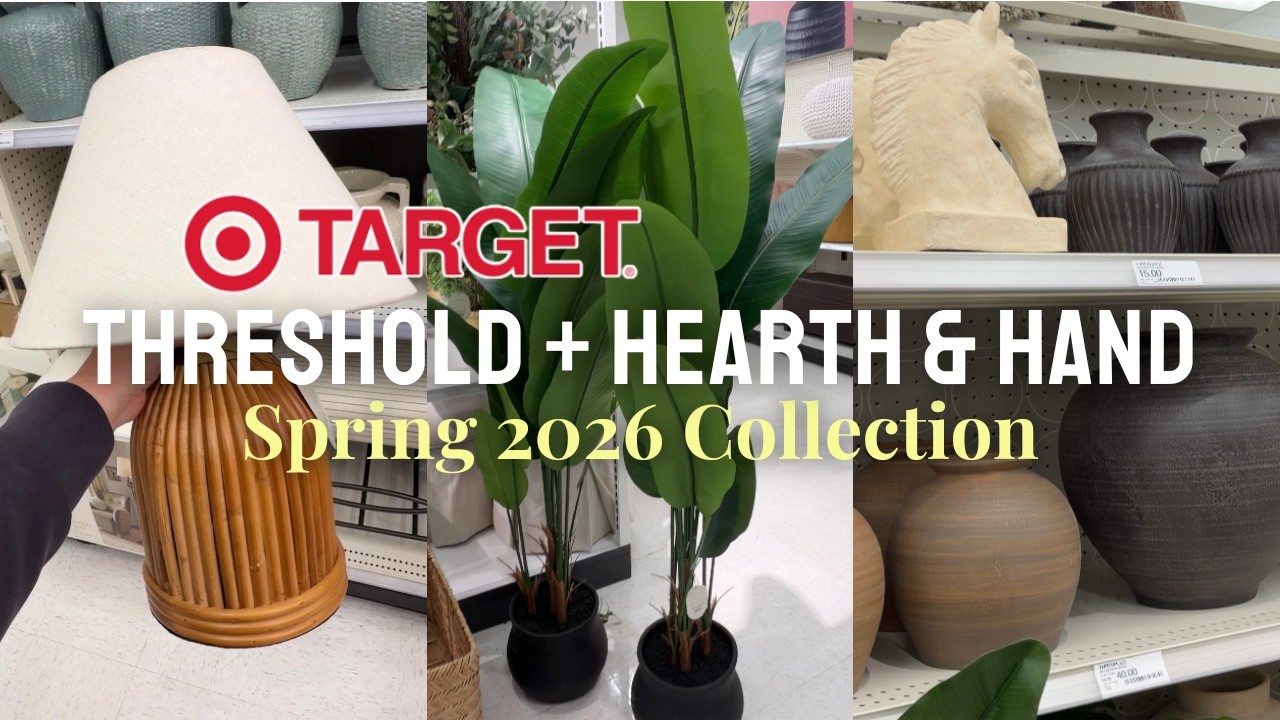 TARGET SPRING HOME DECOR HAUL! Hearth and Hand + Threshold finds that are SO cute!
