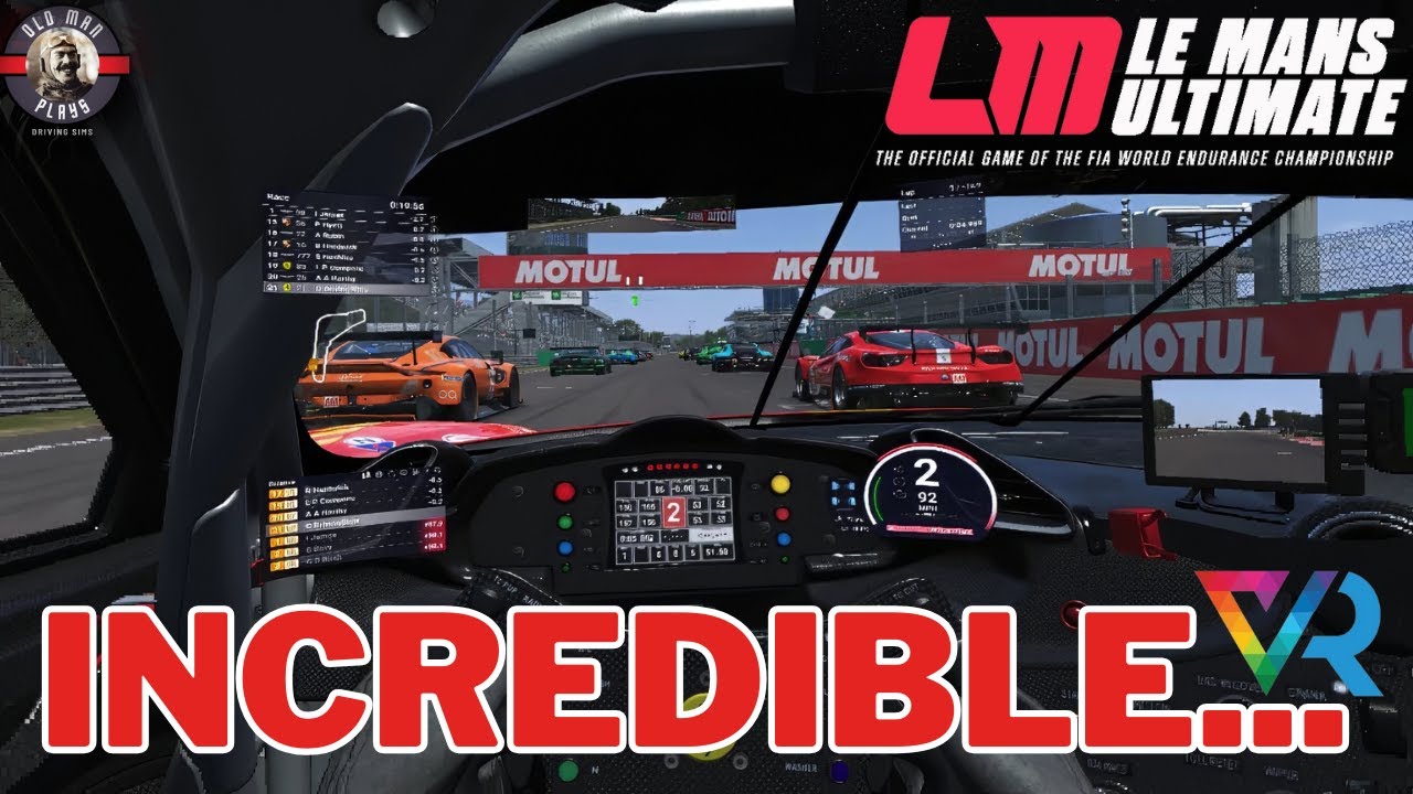 Le Mans Ultimate: Heart-Pounding VR Race at Monza #lemansultimate #lmu #vr #simracing
