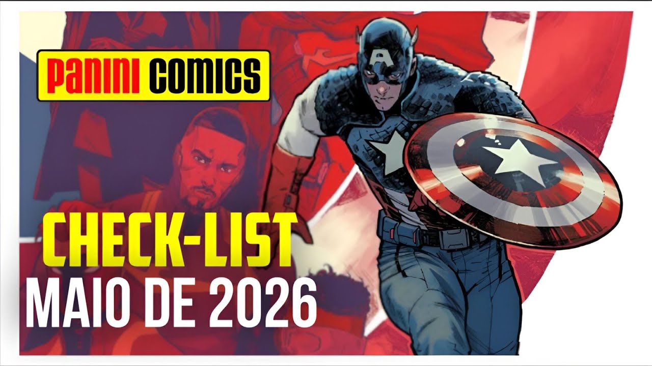 PANINI | CHECK-LIST MAIO DE 2026 MARVEL E DC