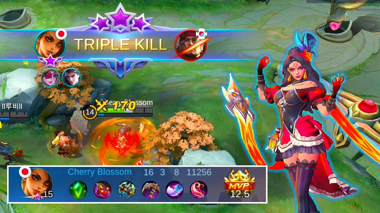 Esmeralda Blazing Shadow Top Global Gameplay MLBB