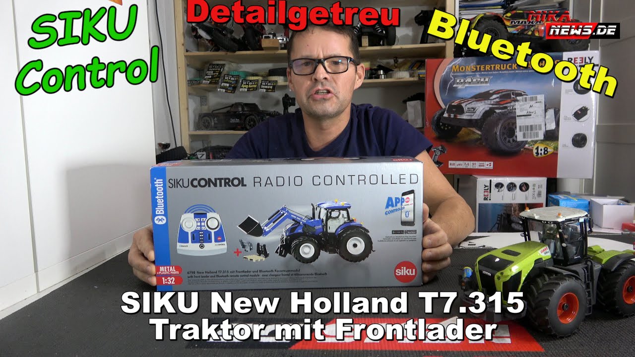 UNBOXING - SIKU Control New Holland T7.315 Traktor mit Frontlader #rc #tractor #tractorvideo