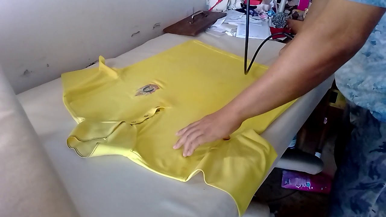 วิธีรีดเสื้อยืดโปโลEP.7