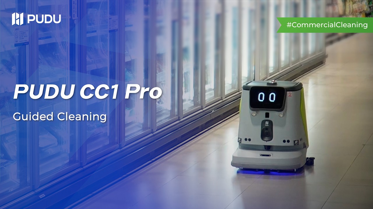 PUDU CC1 Pro: Guided Cleaning