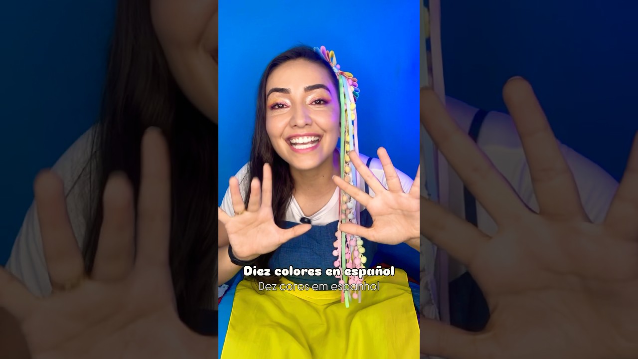 Aprenda as cores em espanhol #colores #espanholparabrasileiros #parani&ntilde;os