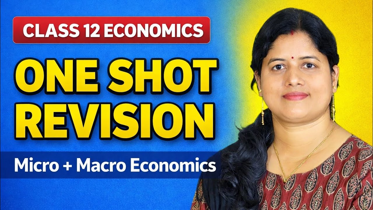Class 12 Economics One Shot Series
