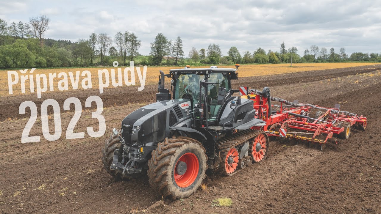 NEW CLAAS Axion 960 TerraTrac Limited Edition & Vaderstad TopDown 600 in action 🤍