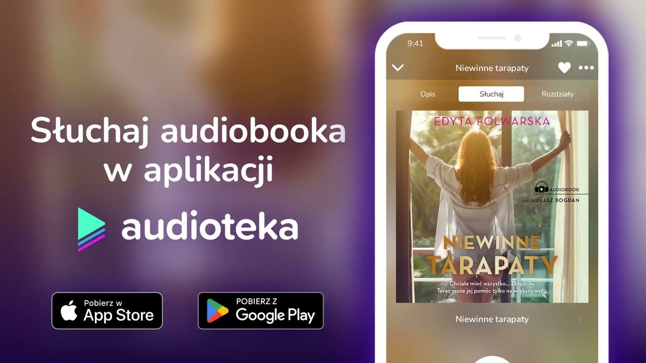 Niewinne tarapaty - audiobook |  Edyta Folwarska (czyta Łukasz Bogdan)