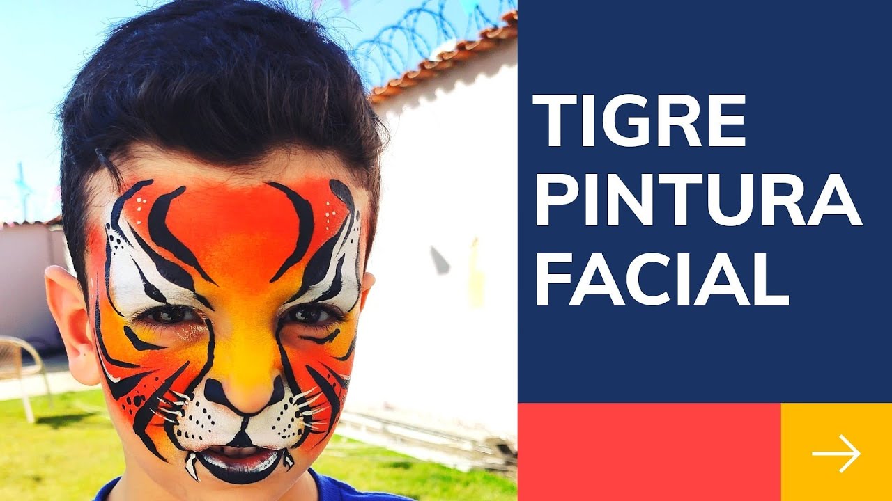 Pintura Facial Infantil- TIGRE