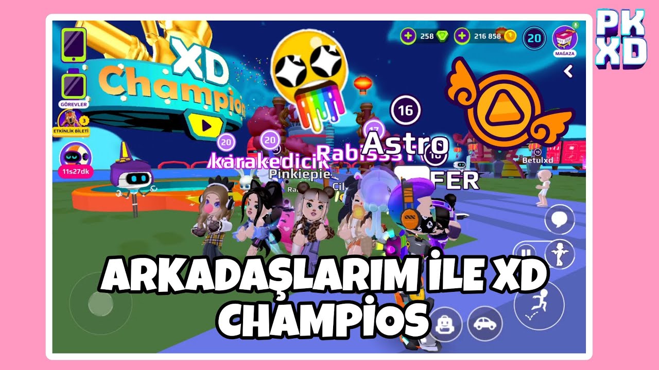 @rabiatopal273 VE ARKADAŞLARIMIZ İLE XD CHAMPİOS OYNADIK😺💅||PKXD UNİVERSE//PKXD TÜRKÇE💕🇹🇷