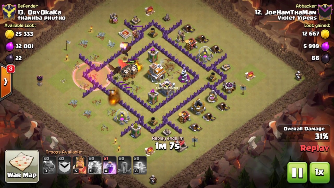 Clash of Clans TH7 DragLoon 3 STAR ATTACK