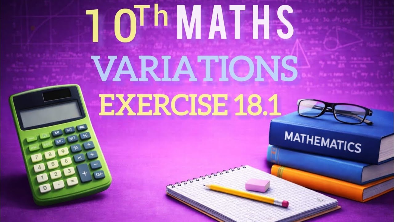 Class 10th maths | unit 18 | Exercise 18.1 | Sindh board | variations | new book
