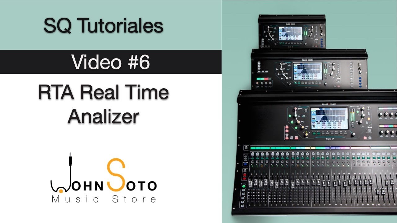 Allen & Heath SQ RTA  Tutorial  | # Video 6