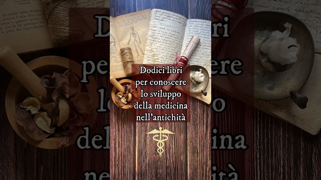 L&rsquo;affascinate storia della medicina antica in dodici libri! #shorts #storiaantica #antichit&agrave;