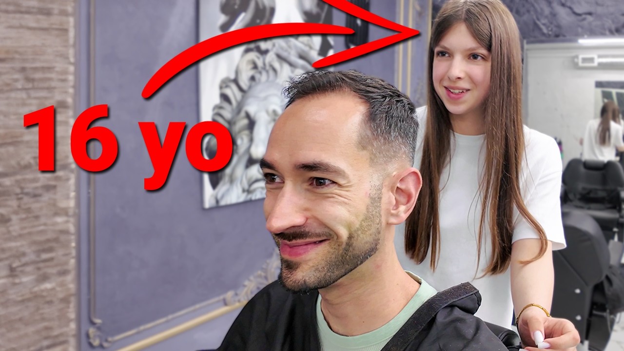 16yo Barber LOCKED IN for the Mid-Fade [Fast-paced ASMR] – Chișinău  🇲🇩