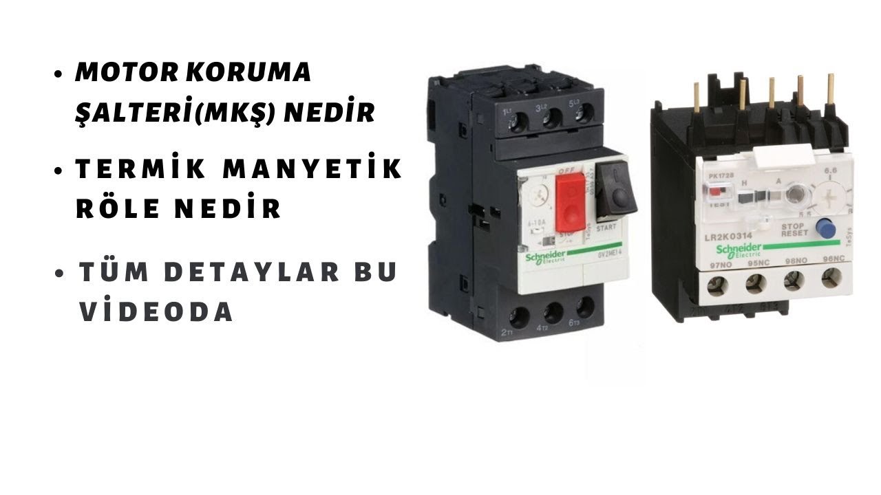 Motor koruma şalteri(MPCB)Termik röle(Overload Relay)nedir?