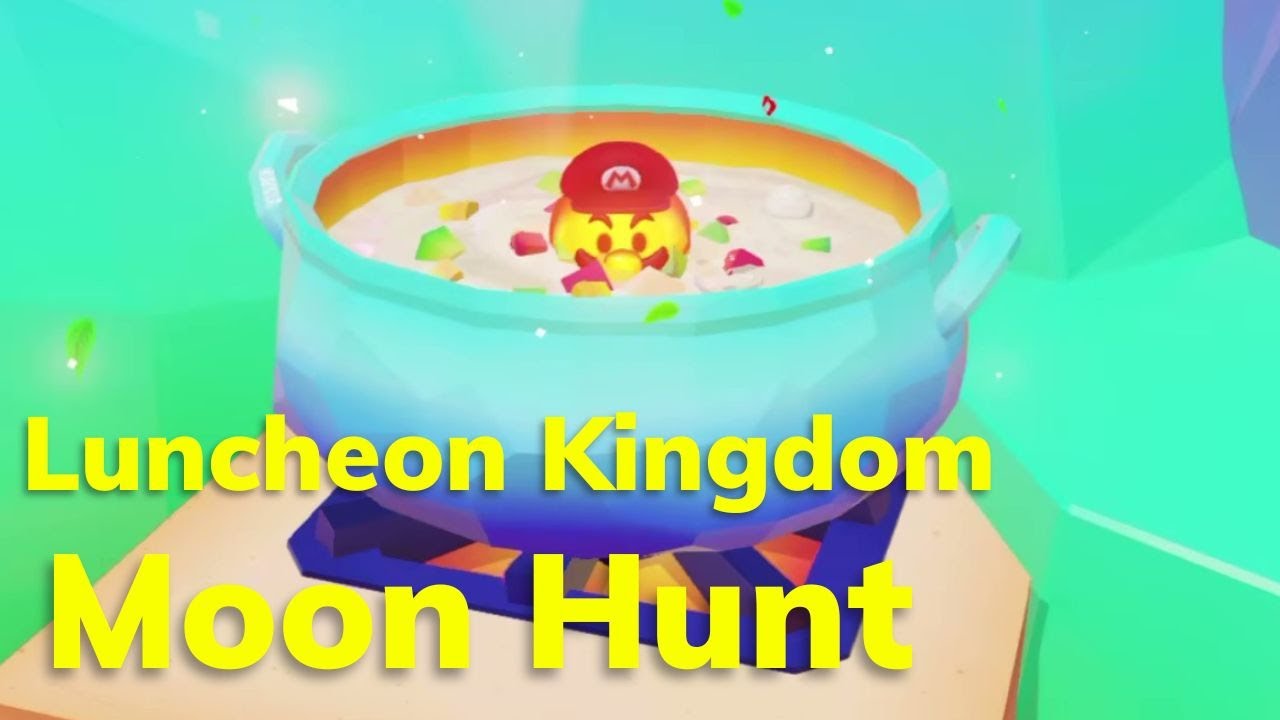 LUNCHEON KINGDOM MOON HUNT! Super Mario Odyssey Walkthrough