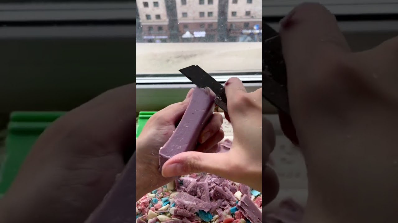 COLORFULL SOAP CUTTING 🧼😍 #soap_asmr #drysoapcuttingasmr #soapcutting #relaxingsounds #satisfying 