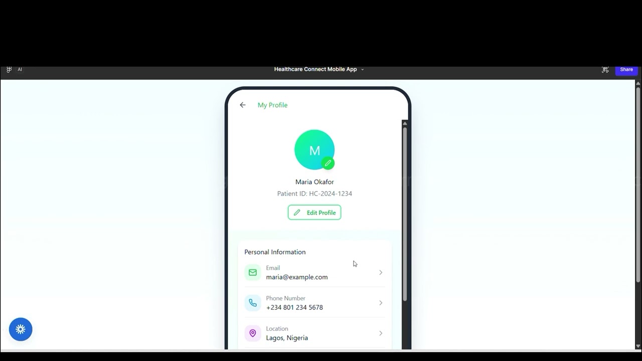 Healthcare connect app