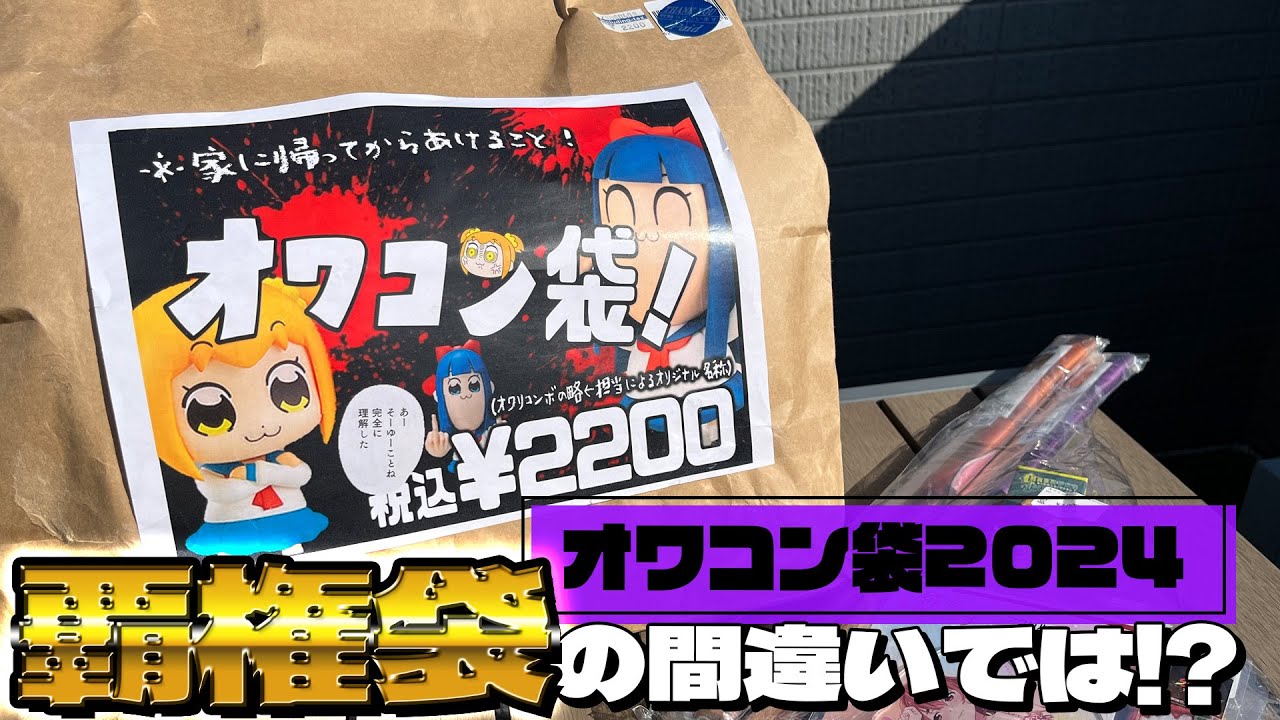 この中身をオワコンと呼ぶ勇気のある人はいるの！？オワコン袋 2024 開封