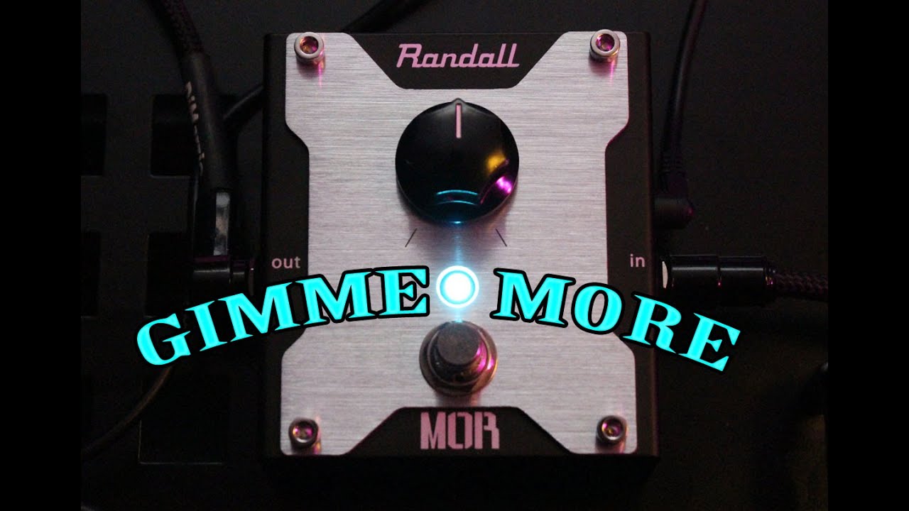 Randall MOR Pedal : Demo & Review