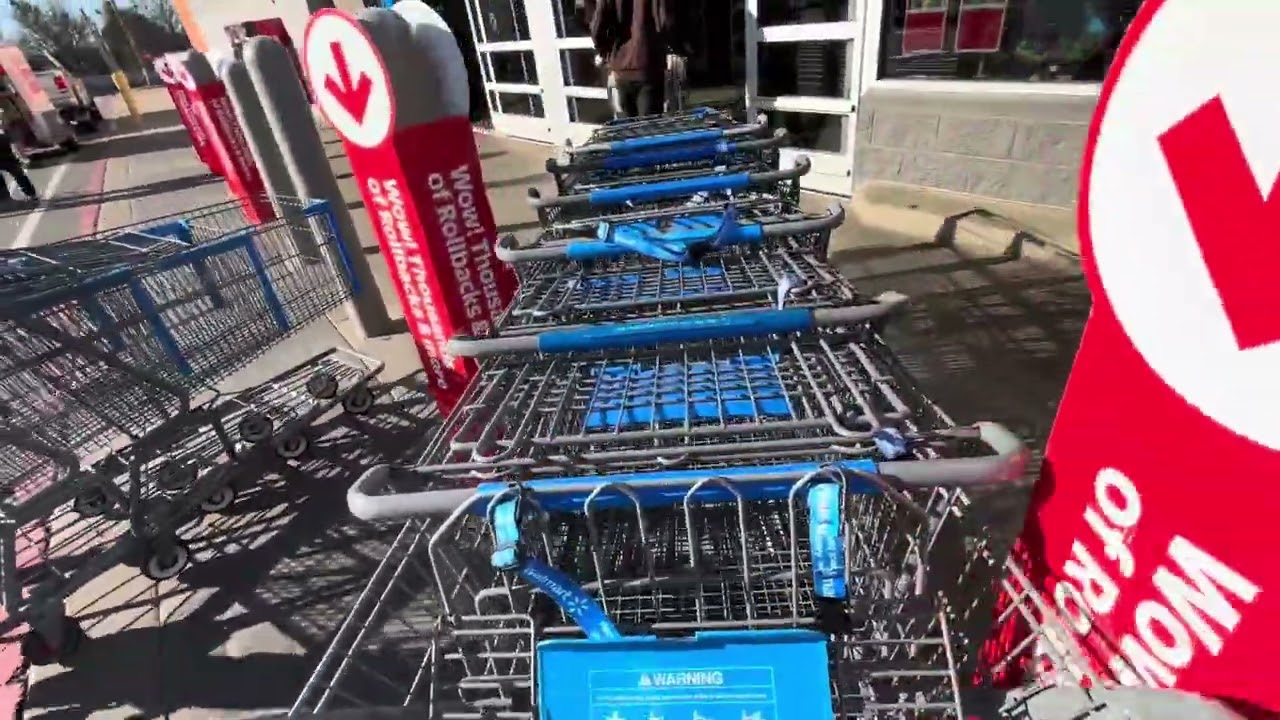 A day in a life of a Walmart Cart - Attendant vlog#?