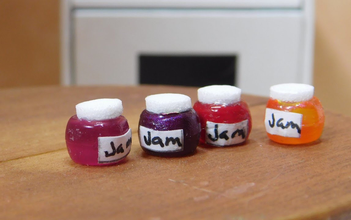Dollhouse Miniatures  Jars of Jam