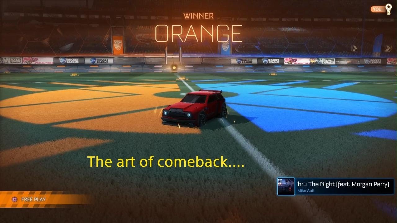 Th art of comeback.....|Rocket League| newbie