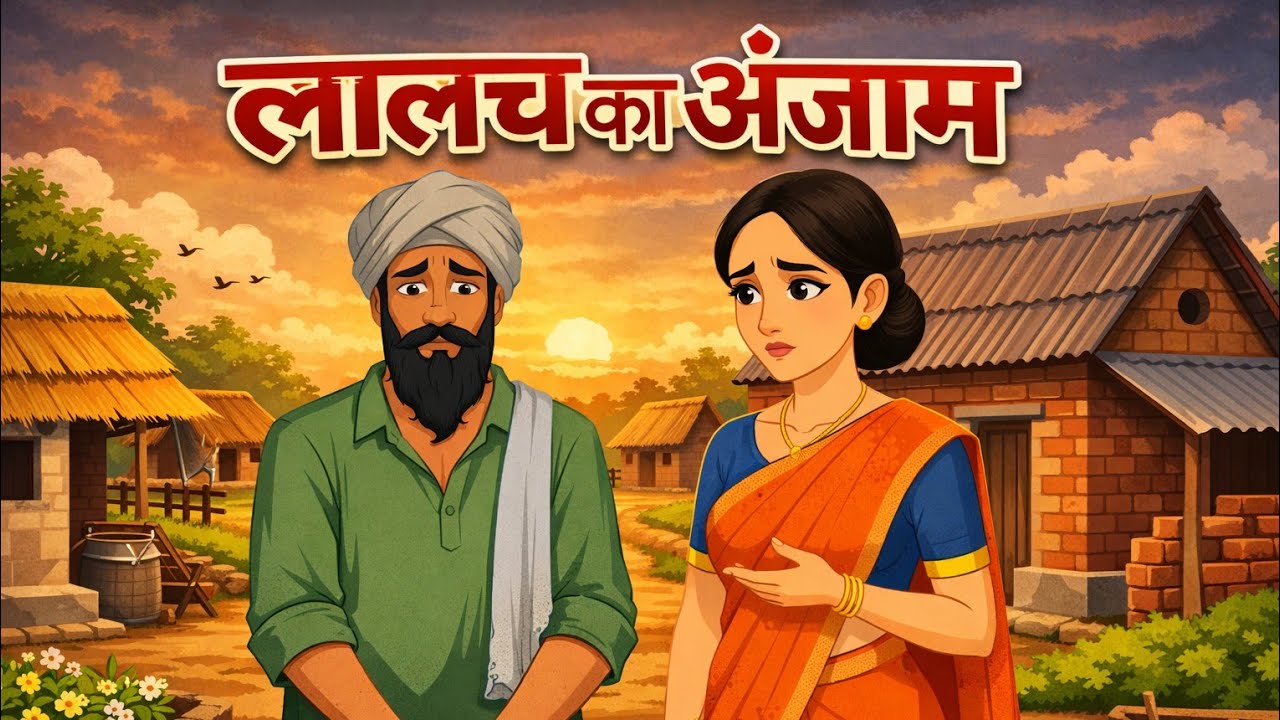ईमानदार युवक बना लालची Imandar Yuwak  Bana Lalchi #cartoonstory#kahaniya #moralstories BadTimeStory 
