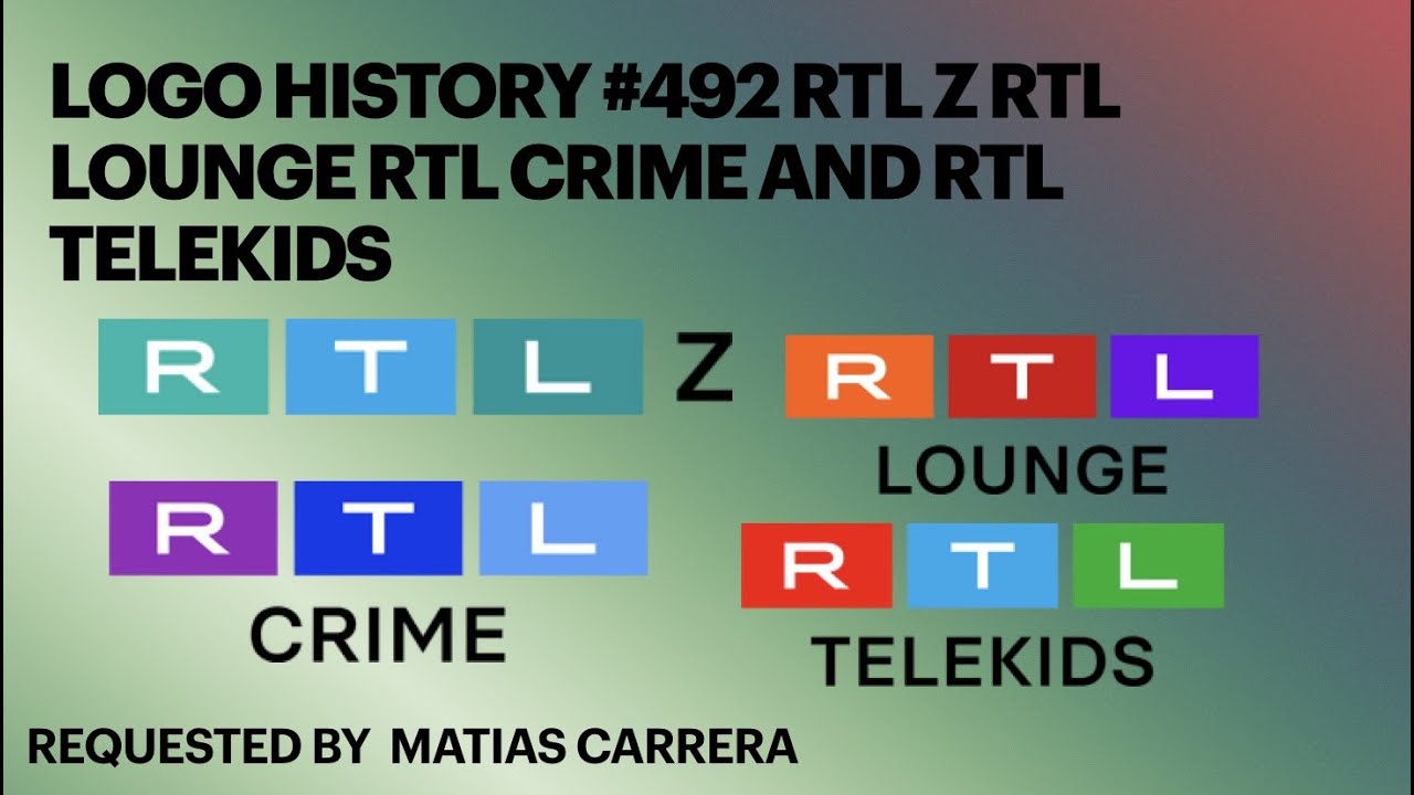 Logo History #492 RTL Z RTL Lounge RTL Crime and RTL Telekids
