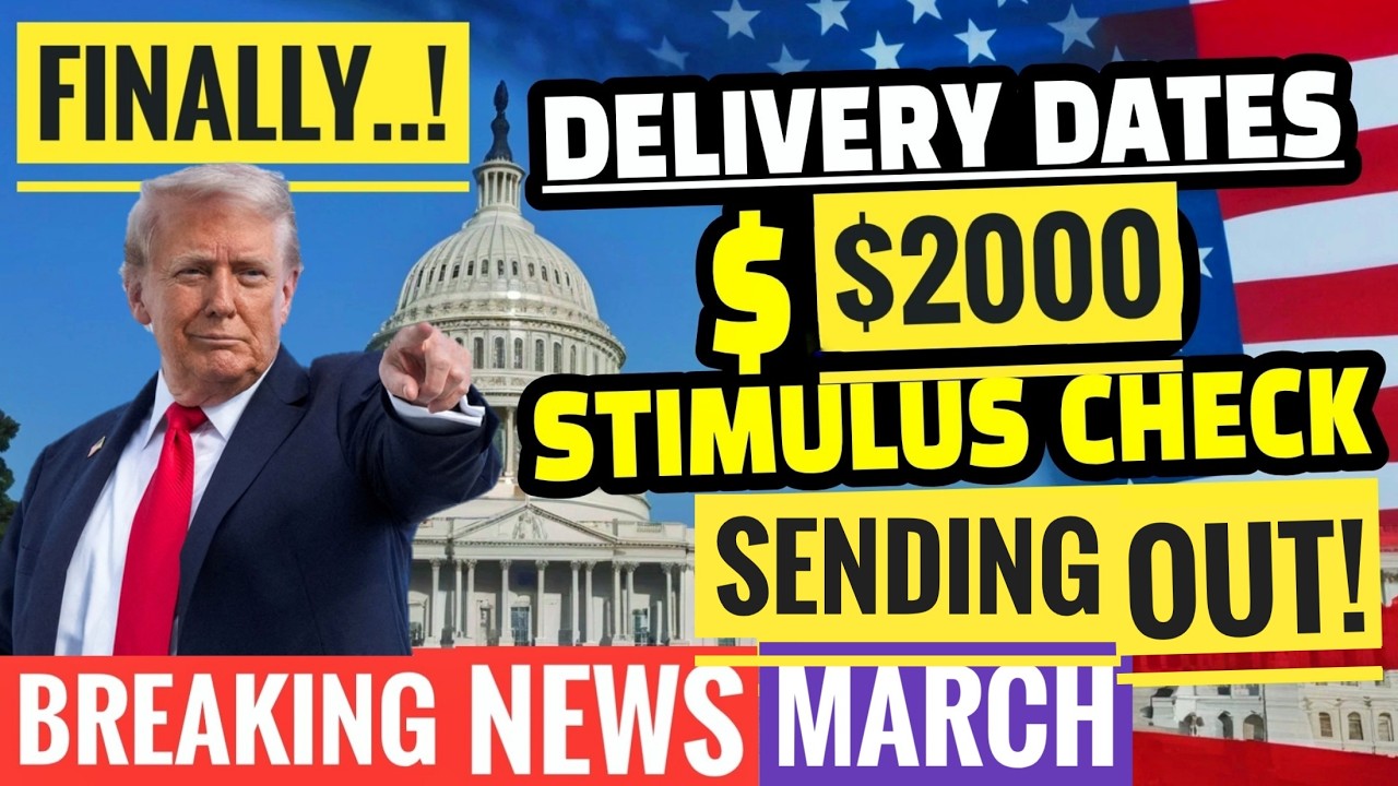 🔥$2000 Stimulus Checks💰SENDING Out Immediately IF...?🎉+Social Security MARCH📈 SSI,SSDI✅