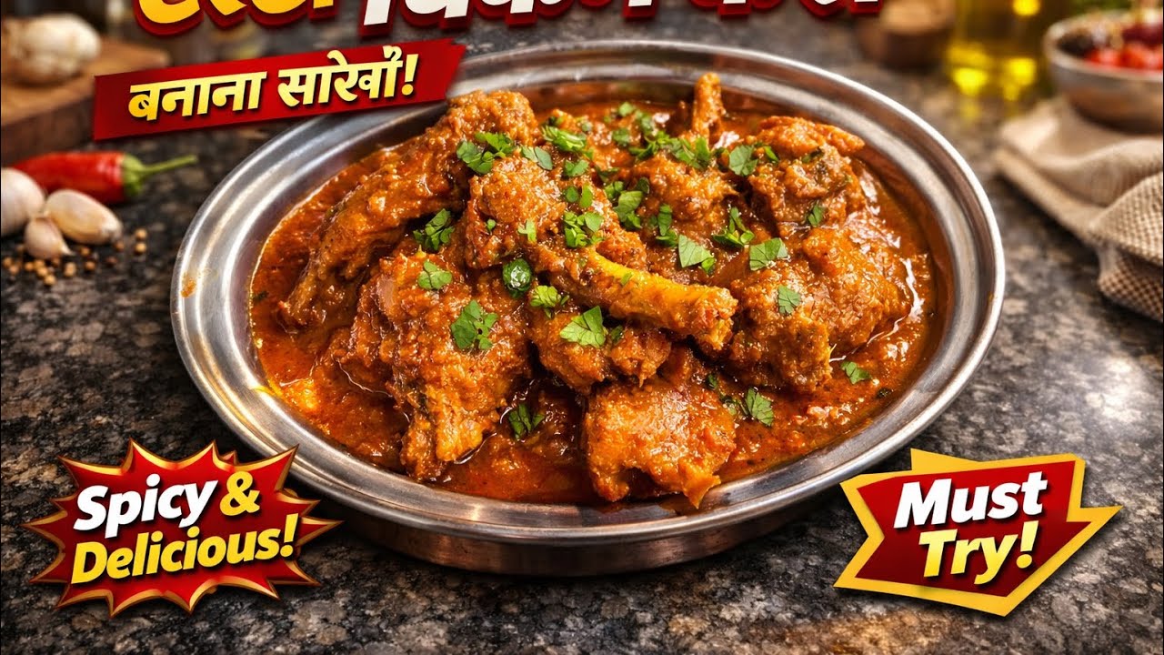Dhaba Style Chicken Curry Recipe | घर पर बनाएं मसालेदार चिकन करी | Easy Chicken curry recipe