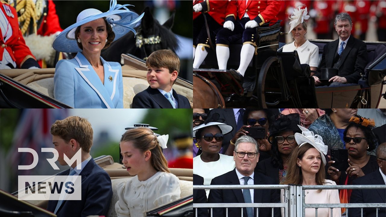 FULL ARRIVAL: Kate, Starmer, & Other Royals Arrive as Trooping the Colour Honors King Charles | AC1B