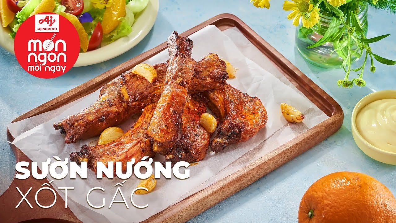 Đơn giản mà cuốn lắm luôn SƯỜN NƯỚNG XỐT GẤC thơm ngon mềm mọng | MÓN NGON MỖI NGÀY