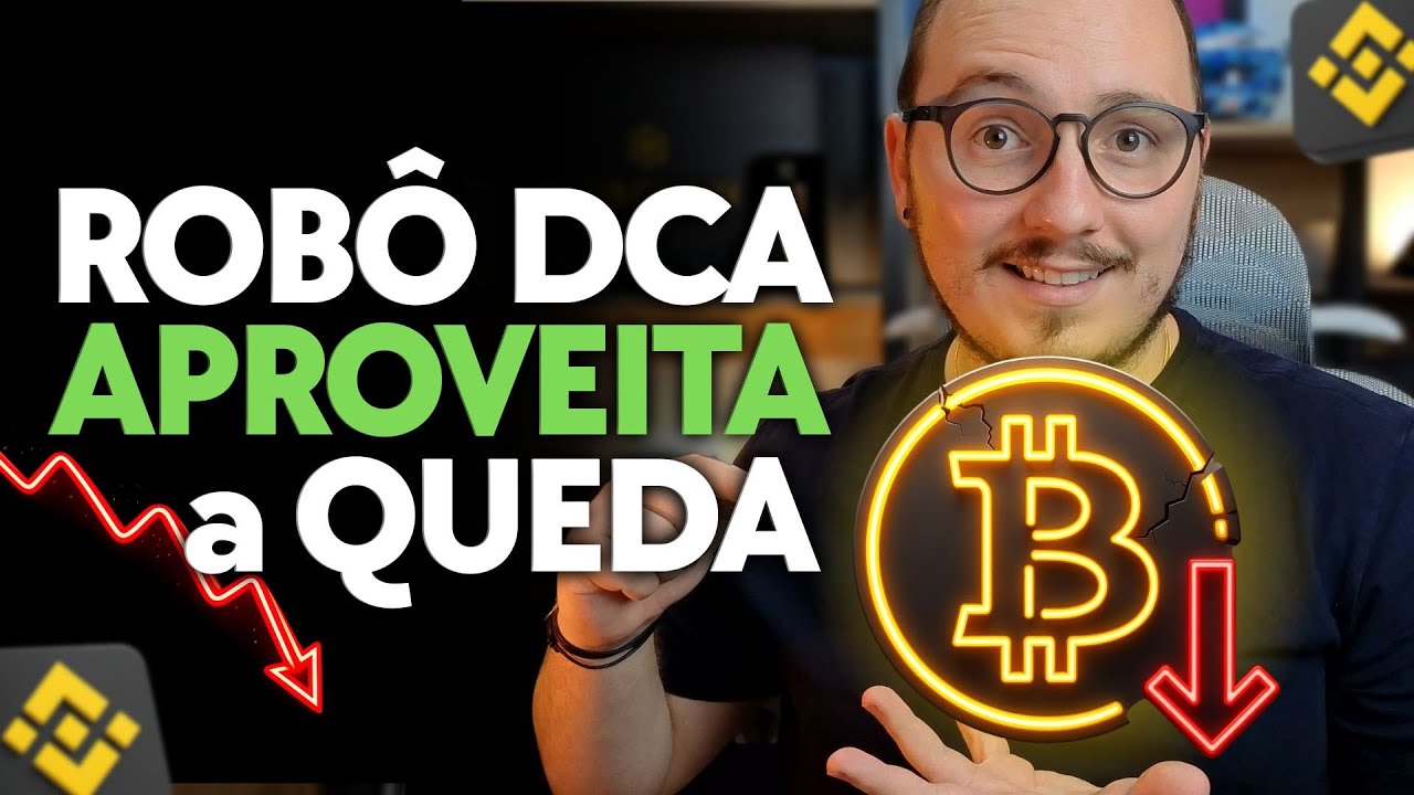 🛑 - CONFIGUREI um ROBO de DCA para APROVEITAR a QUEDA! OFICIAL BINANCE!
