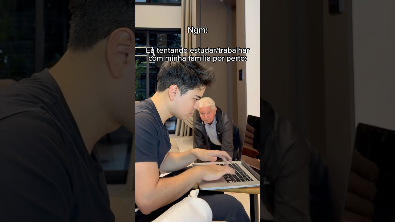 QUANDO VOC&Ecirc; TENTA ESTUDAR COM A FAM&Iacute;LIA POR PERTO 🗣️ KKKKK
