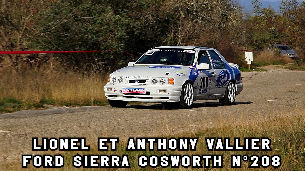 Rallye du Bas Vivarais 2024 - Ford Sierra Cosworth N°208 - Lionel et Anthony VALLIER