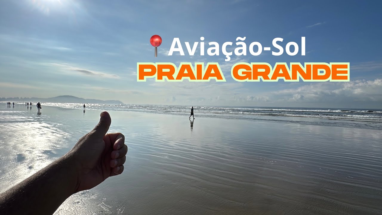 AVIAÇÃO PRAIA GRANDE SOL E CALOR