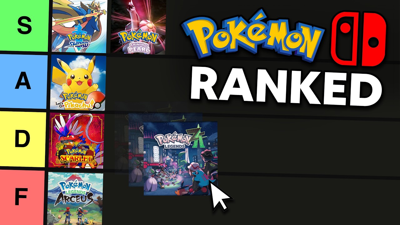 Rating Every Nintendo Switch Pokemon Game HONESTLY