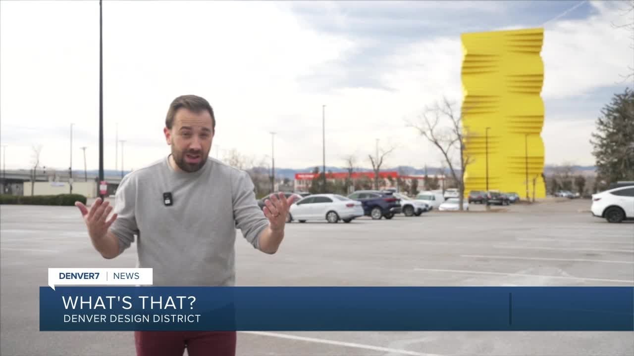 What's That?: The giant, yellow sculpture at the Denver Design District