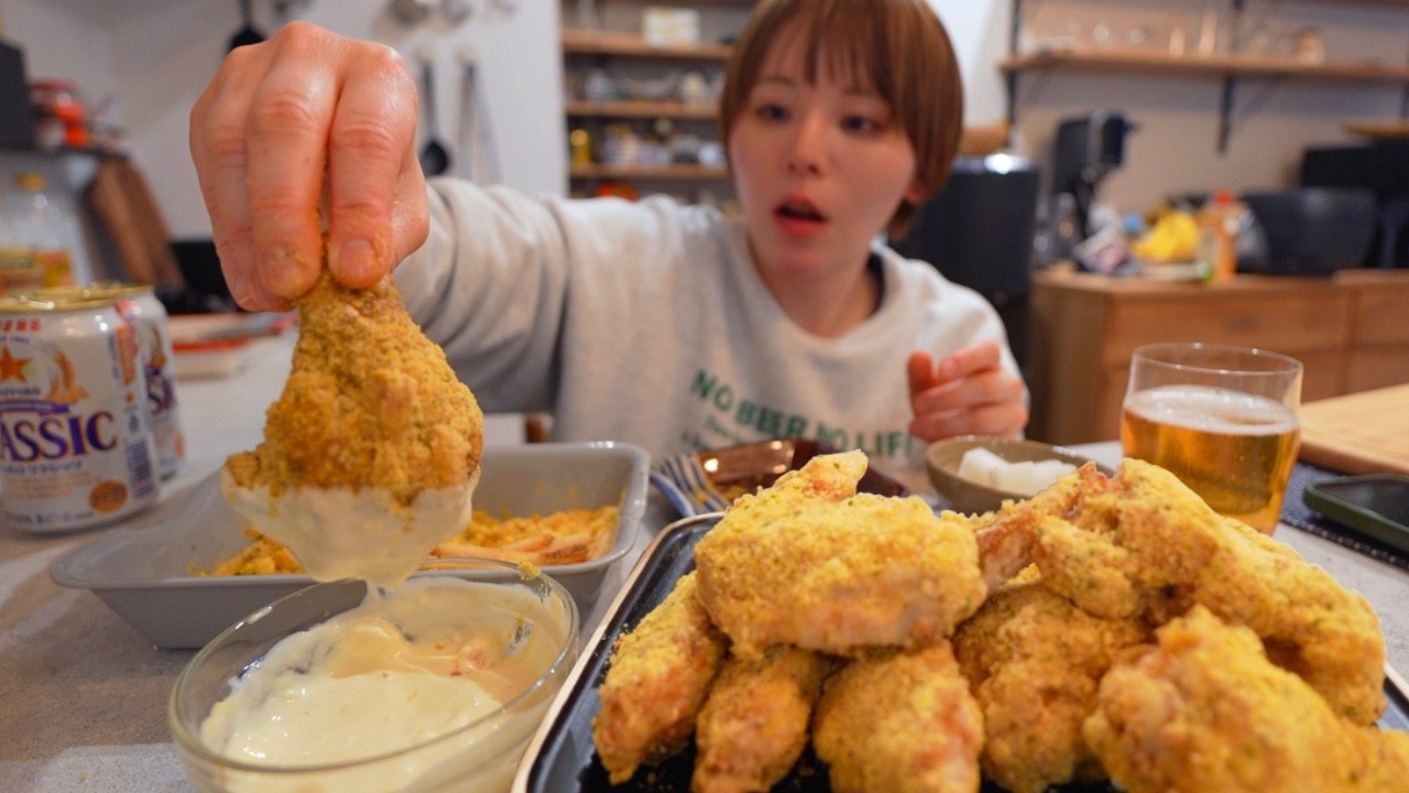 理想のフライドチキンの味付けに辿り着きました…！