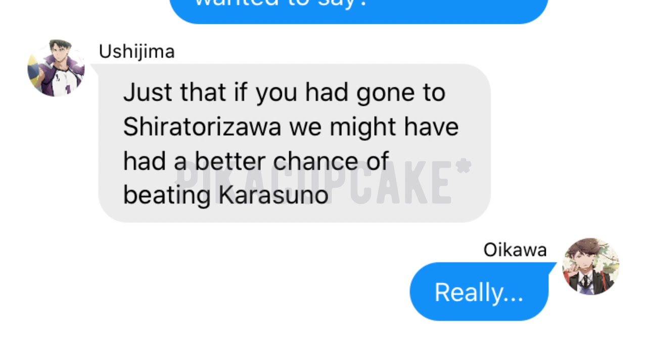 Haikyuu!!| IwaOi (Partners in crime)|| Horror Text Story (not the song 😅)|| Read description||