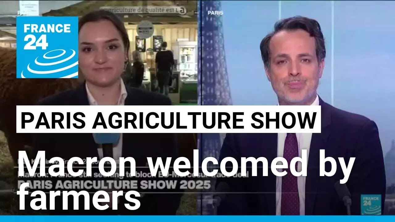 French President Macron arrives at the Paris Agriculture Show 2025 • FRANCE 24 English
