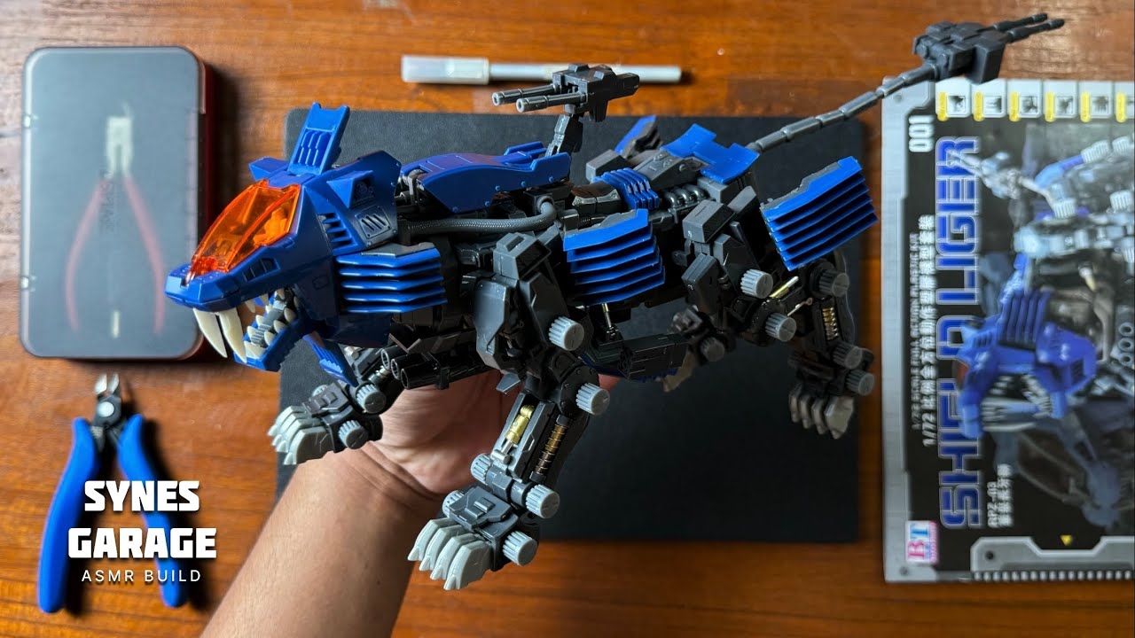 Zoids Shield Liger 1/72 | ASMR BUILD | BT Model | ZOIDS