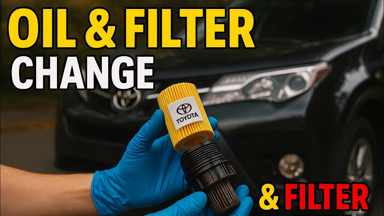 2015 Toyota RAV4 Oil Change (Step‑by‑Step DIY with OEM Filter