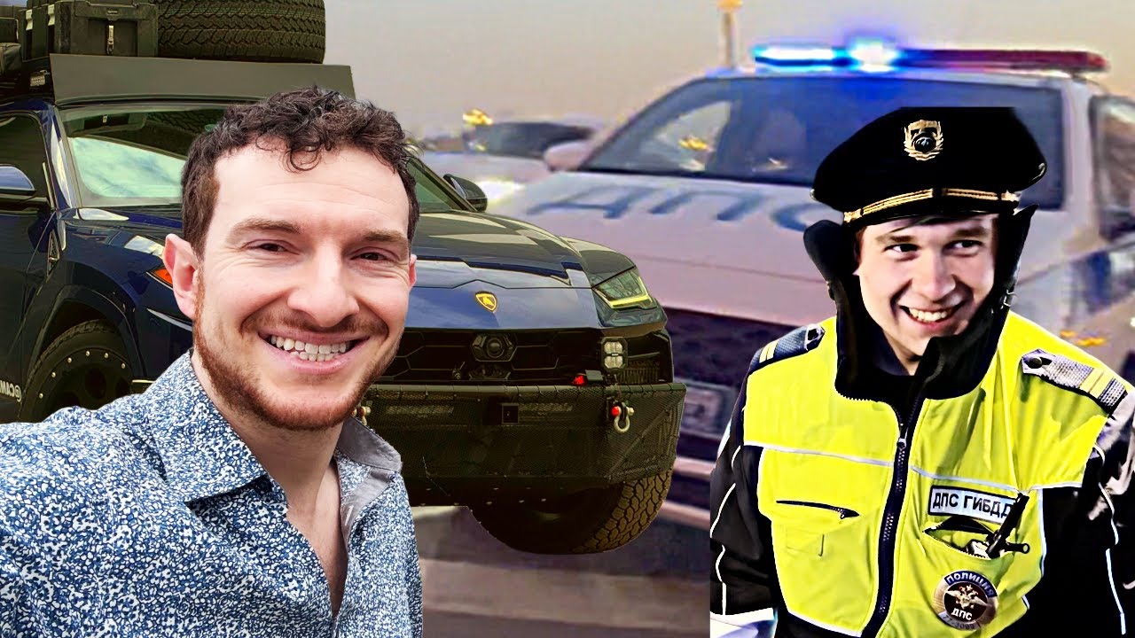 The Happiest Russian cop that's ever pulled me over