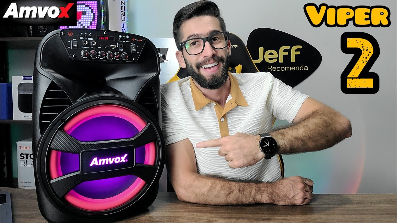 Caixa de som Amplificada AMVOX ACA 480 VIPER II: Pelo PREÇO,Uma das melhores neste ESTILO! (Análise)