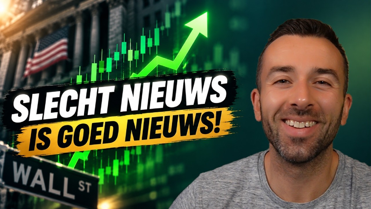 SLECHT NIEUWS IS GOED NIEUWS VOOR AANDELEN! 📈
