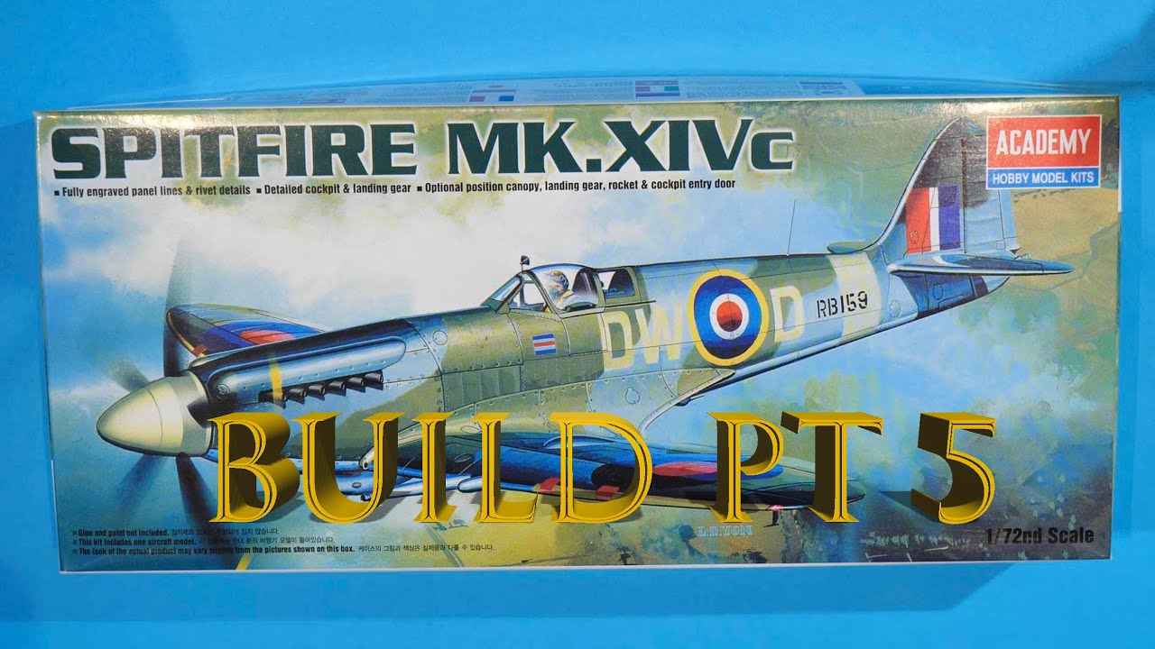 Academy 1/72 scale Spitfire MK.XIV - Red2 pt5